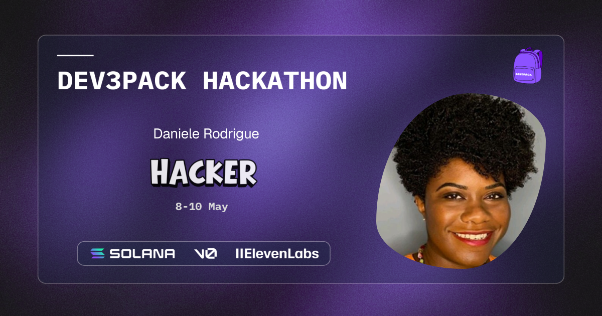 Daniele Rodrigue's Dev3pack hacker card
