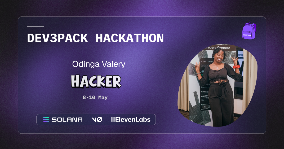 Odinga Valery's Dev3pack hacker card