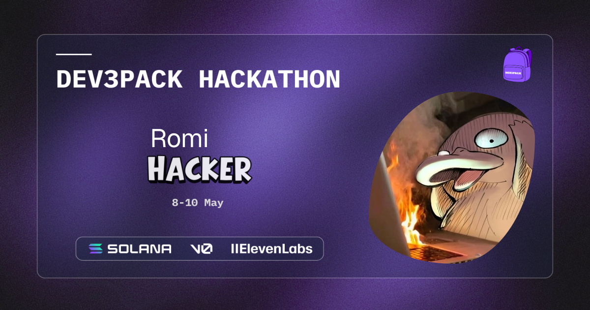 Romi's Dev3pack hacker card